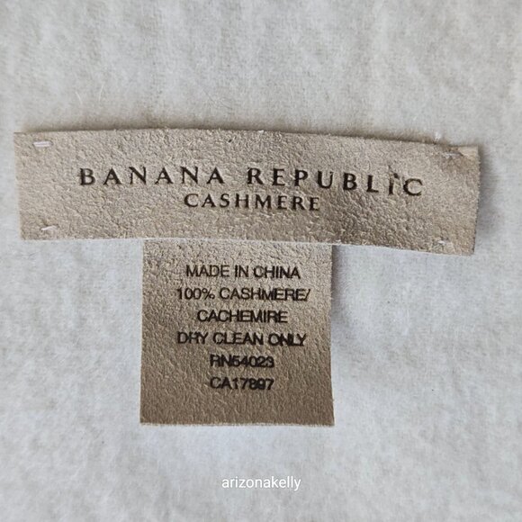 Banana Republic Cashmere Throw *MINOR MOTH DAMAGE* - Picture 2 of 14